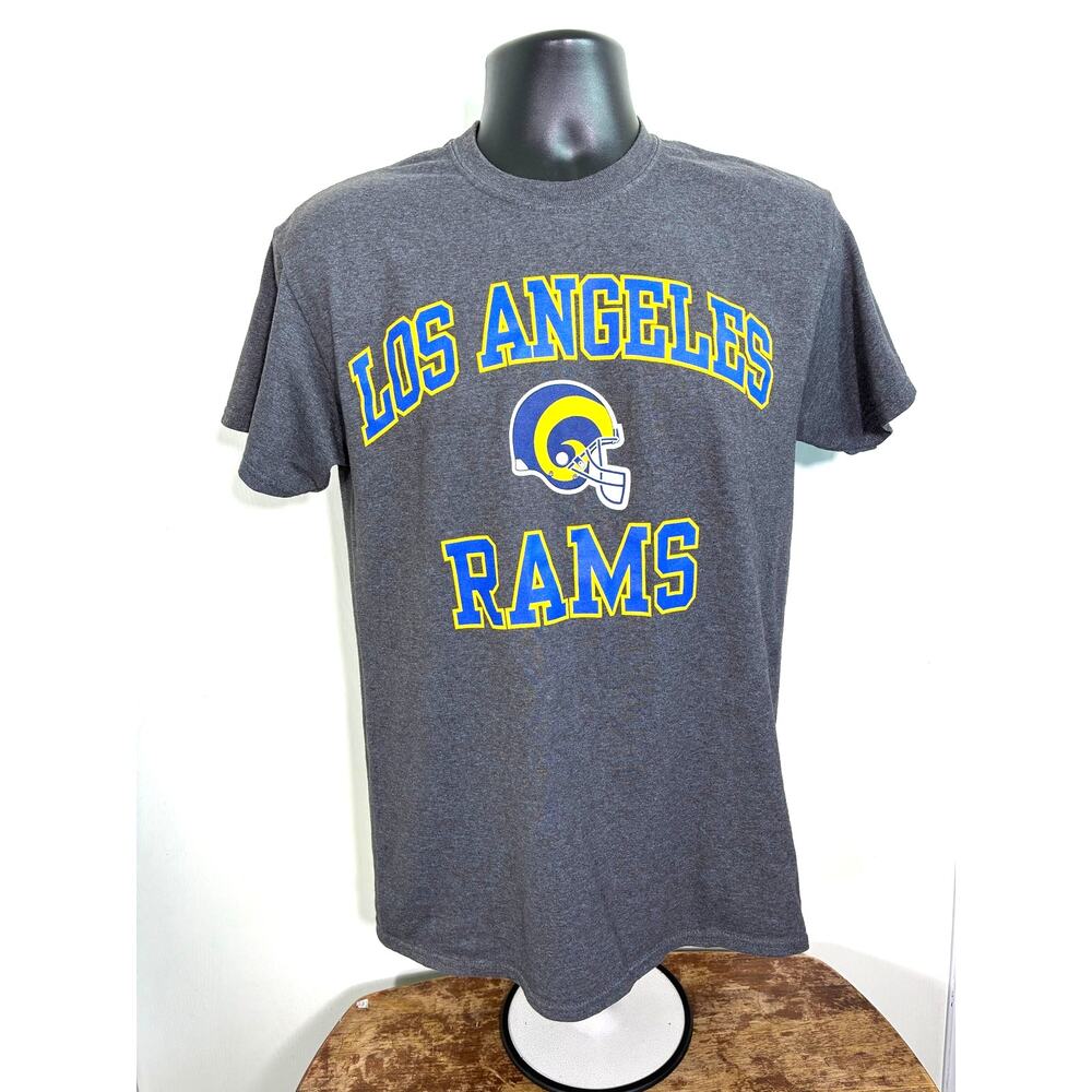 Los Angeles Rams NFL Football Graphic T-Shirt Gray Medium